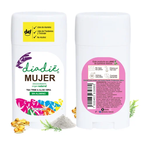 Diadié Desodorante Natural Para Mujer Con 60 G