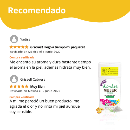 Diadié Desodorante Natural Para Mujer Con 60 G