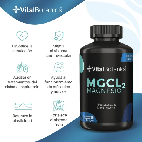 Comprar Vitalbotanics Magnesio 500 Mg Con 200 Cápsulas