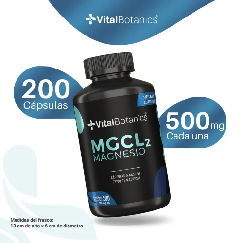 Comprar Vitalbotanics Magnesio 500 Mg Con 200 Cápsulas