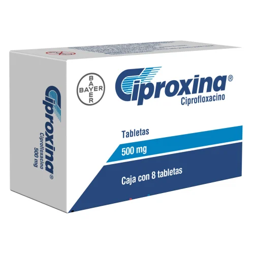 Comprar Ciproxina 500 Mg Con 8 Comprimidos