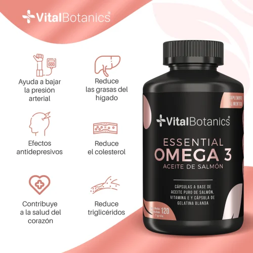 Comprar Vitalbotanics Essential Omega 3 Con 120 Cápsulas