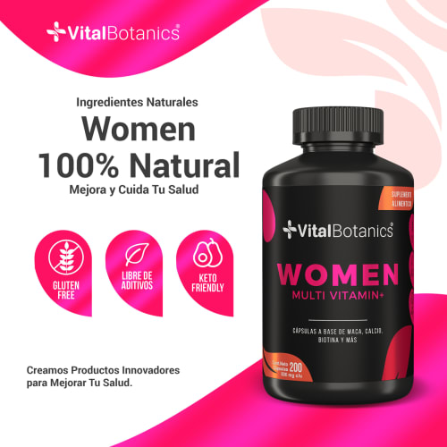 Comprar Vitalbotanics Women Multivitamin + Con 200 Cápsulas