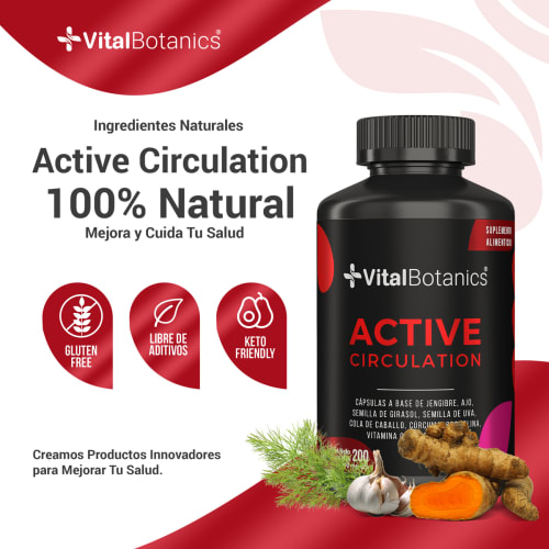 Comprar Vitalbotanics Active Circulation Con 200 Cápsulas