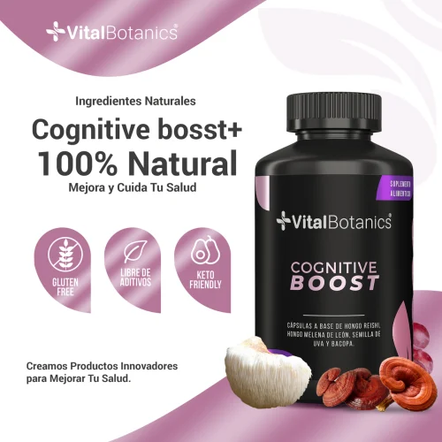 Comprar Vitalbotanics Cognitive Boost Con 200 Cápsulas