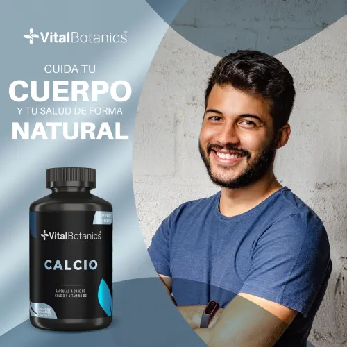 Comprar Vitalbotanics Calcio + Vitamina D3 Con 200 Cápsulas