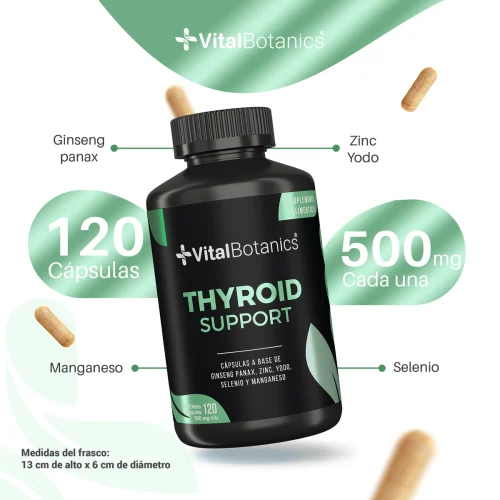 Comprar Vitalbotanics Thyroid Support Con 120 Cápsulas