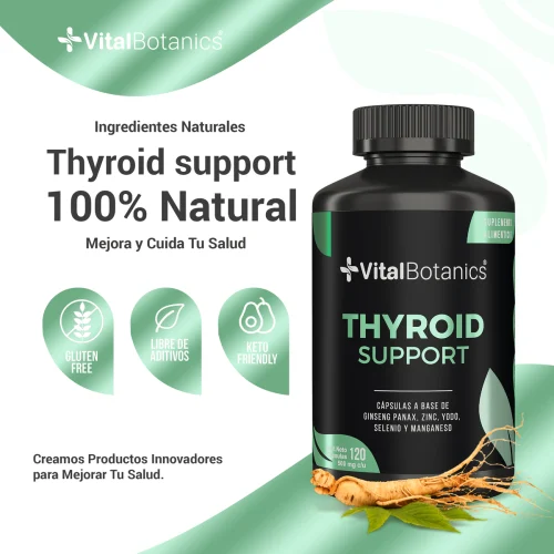 Comprar Vitalbotanics Thyroid Support Con 120 Cápsulas