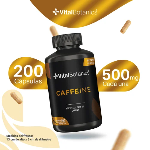 Comprar Vitalbotanics Caffeine Con 200 Cápsulas