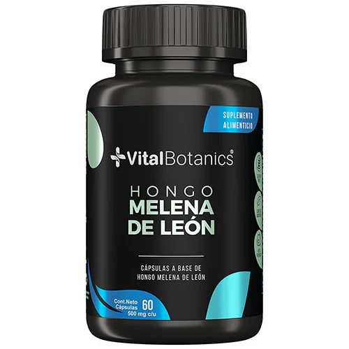 Comprar Vitalbotanics Hongo Melena De León 500 Mg Con 60 Cápsulas