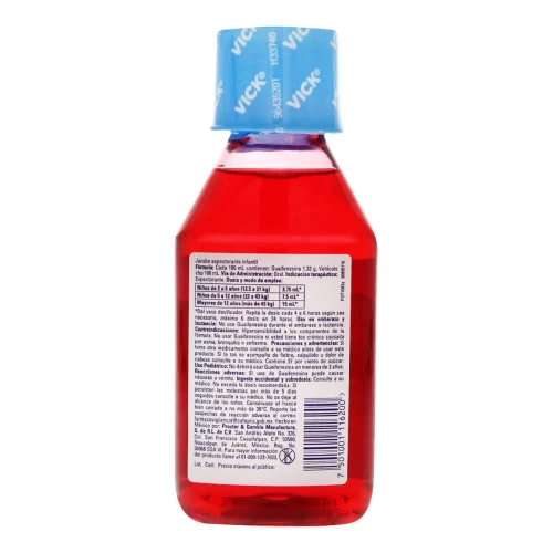 Vick 44 Jarabe Infantil Sabor Cereza Con 120 Ml