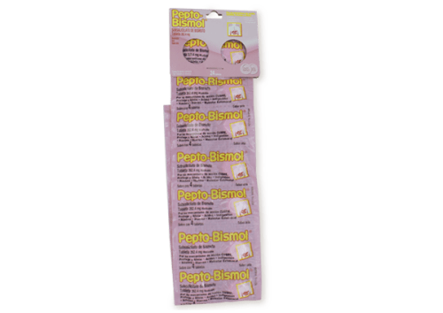 Comprar Pepto Bismol 262 Mg Sabor Anís Tira Con 24 Tabletas