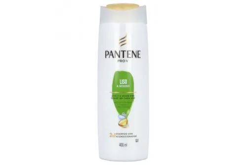 Pantene Pro-V Shampoo Con Acondicionador Liso Y Sedoso 400 Ml