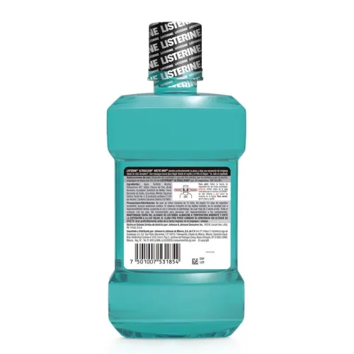 Comprar Listerine Ultraclean Anti-Sarro Enjuague Bucal 500 Ml Botella