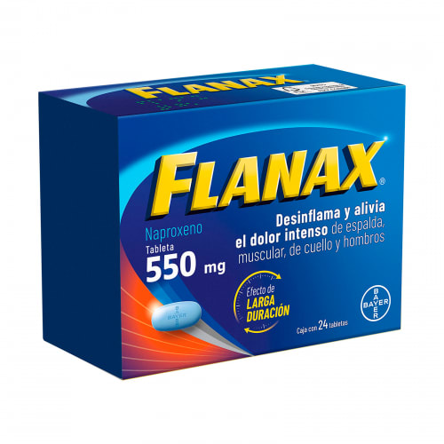 Comprar Flanax 550 Mg Con 24 Tabletas