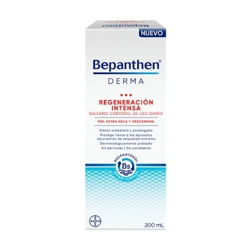 Bepanthen Derma Regeneración Intensa Bálsamo Corporal De Uso Diario Con 200 Ml