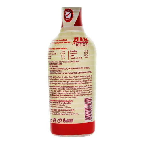 Alidol Alcanforado Zuum 125Ml Gel