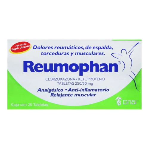 Comprar Reumophan 250/50 Mg Con 20 Tabletas