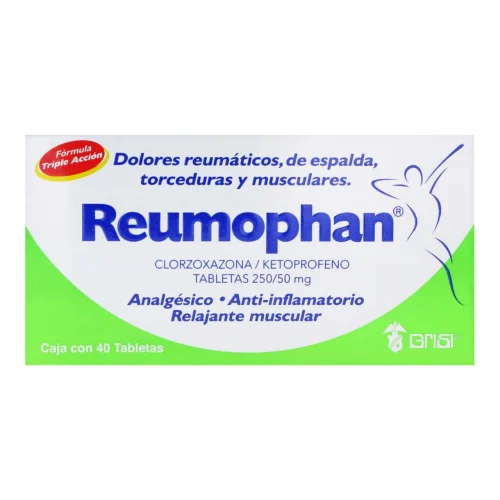 Reumophan 250/50 Mg Con 40 Tabletas
