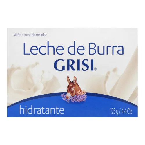 Grisi Leche De Burra Hidratante Jabón En Barra 125 G