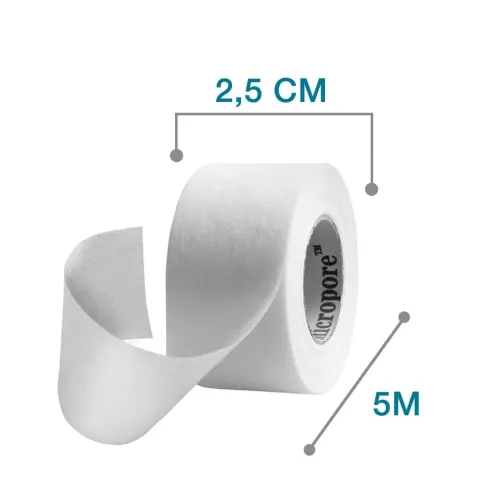 Nexcare Cinta Micropore Original Color Blanco 2.5 Cm x 5 M