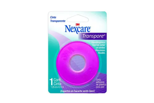Comprar Nexcare Transpore Transparente De 1.25Cm X 9.1M Con 1 Pieza