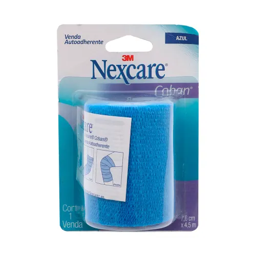 Comprar Nexcare Venda Autoadherente Coban Azul 7.6Cmx45M Con 1 Pieza