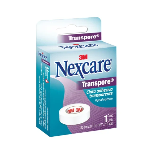 Nexcare Cinta Transpore 1.25 Cm x 9.1 M