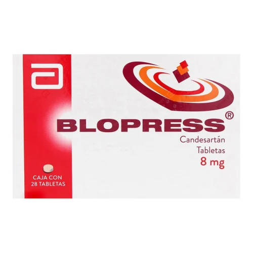 Comprar Blopress 8 Mg Con 28 Tabletas