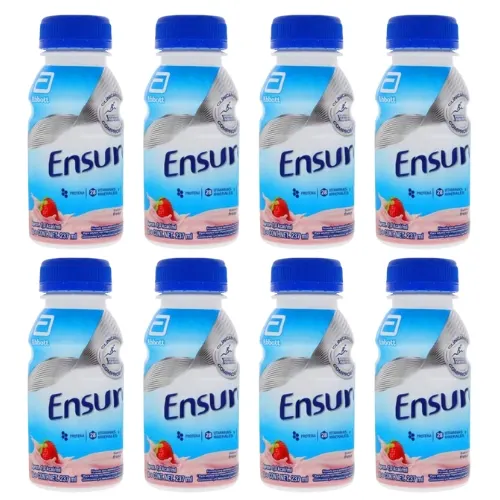 Comprar Ensure Suplemento Alimenticio Sabor Fresa 237 Ml Pack 8