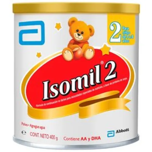 Comprar Isomil Etapa 2 Fórmila Infantil 1 A 3 Años Polvo Con 400 Gr