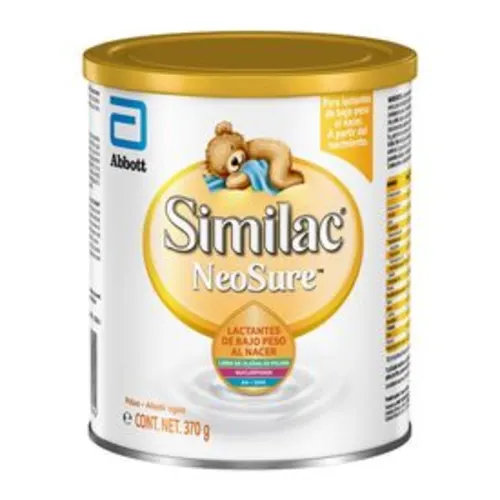 Similac Neosure Fórmula Infantil Para Bebés Prematuros O Con Bajo Peso 0 A 12 Meses 370 G Lata