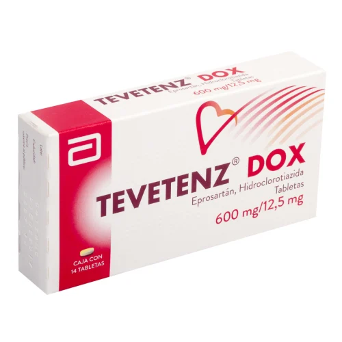 Comprar Tevetenz Dox 600/12.5 Mg Con 14 Tabletas