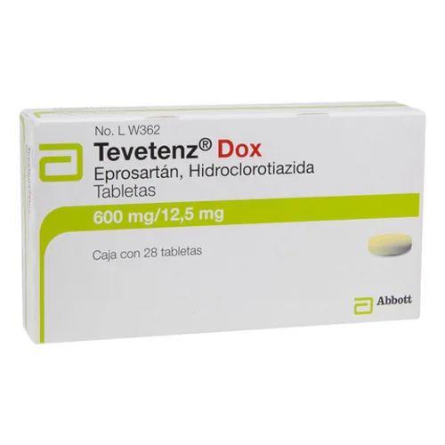 Comprar Tevetenz Dox 600/12.5 Mg Con 28 Tabletas