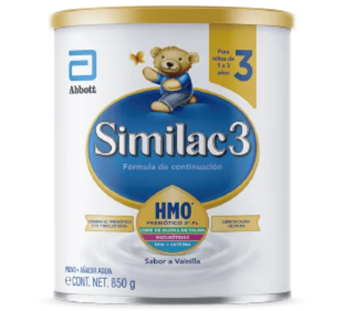 Comprar Similac Etapa 3 Fórmula Infantil 1 A 3 Años Polvo 850 Gr