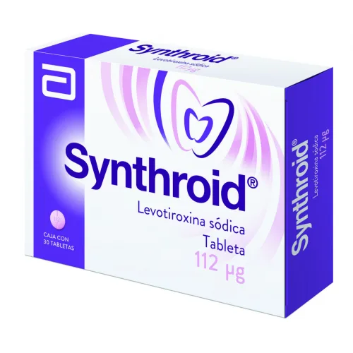 Comprar Synthroid 112 Mcg Con 30 Tabletas