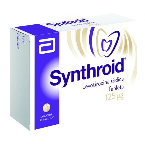 Comprar Synthroid 125 Mcg Con 30 Tabletas