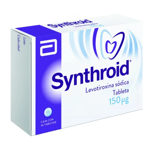 Synthroid 150 Mcg Con 30 Tabletas