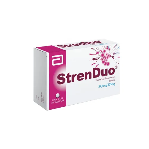 Strenduo 37.5/325 Mg Con 20 Tabletas