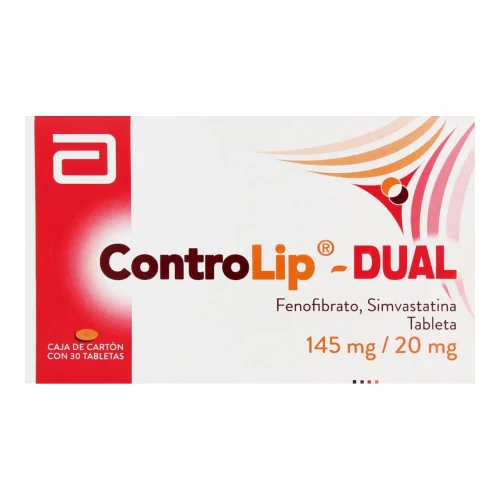 Controlip-Dual 145/20 Mg Con 30 Tabletas