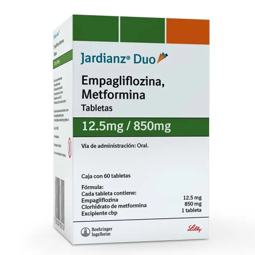 Comprar Jardianz Duo 12.5/850 Mg Con 60 Tabletas