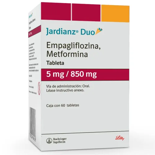 Comprar Jardianz Duo 5/850 Mg Con 60 Tabletas