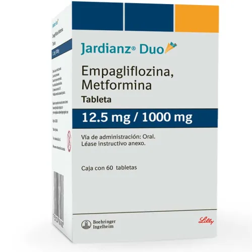 Comprar Jardianz Duo 12.5/1000 Mg Con 60 Tabletas