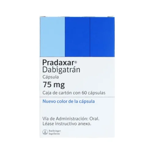 Comprar Pradaxar 75 Mg Con 60 Cápsulas