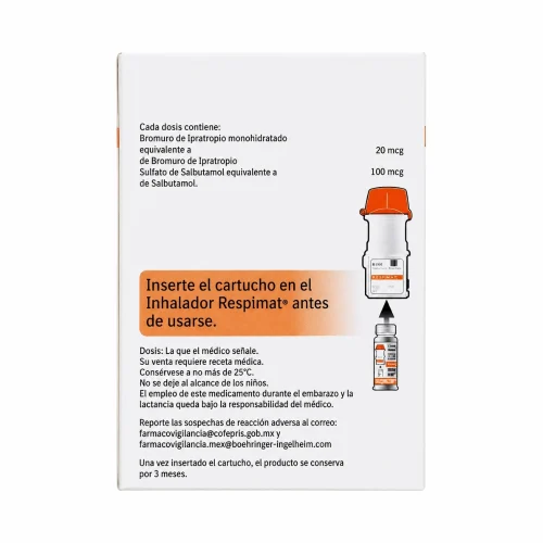 Combivent Respimat 1.68/8.77 Mg Solución Por Inhalación 120 Dosis