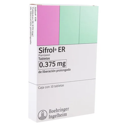 Comprar Sifrol Er 0.375 Mg Con 10 Tabletas