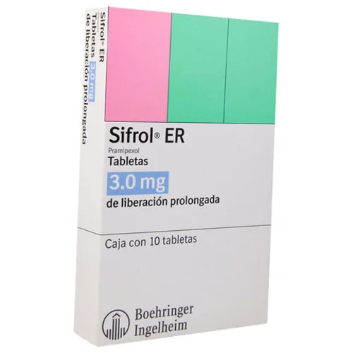 Comprar Sifrol Er 3 Mg Con 10 Tabletas