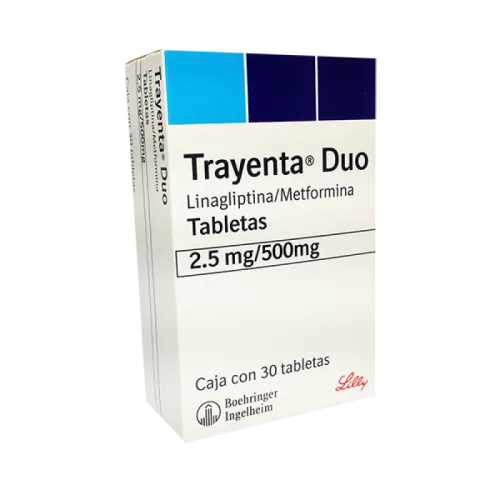 Comprar Trayenta Duo 2.5/500 Mg Con 30 Tabletas