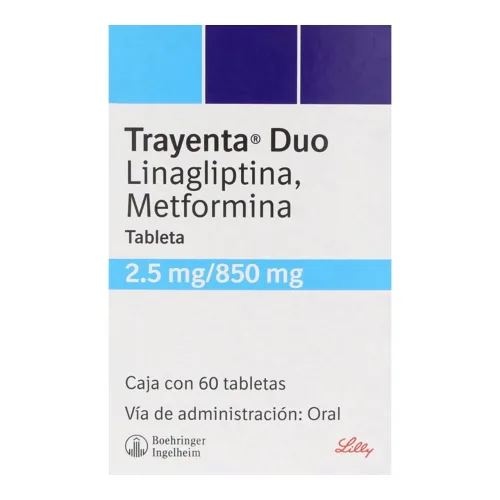 Comprar Trayenta Duo 2.5/850 Mg Con 60 Tabletas
