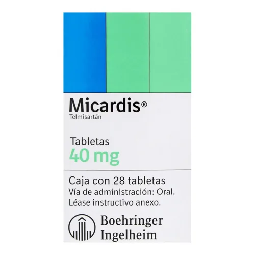 Comprar Micardis 40 Mg Con 28 Tabletas